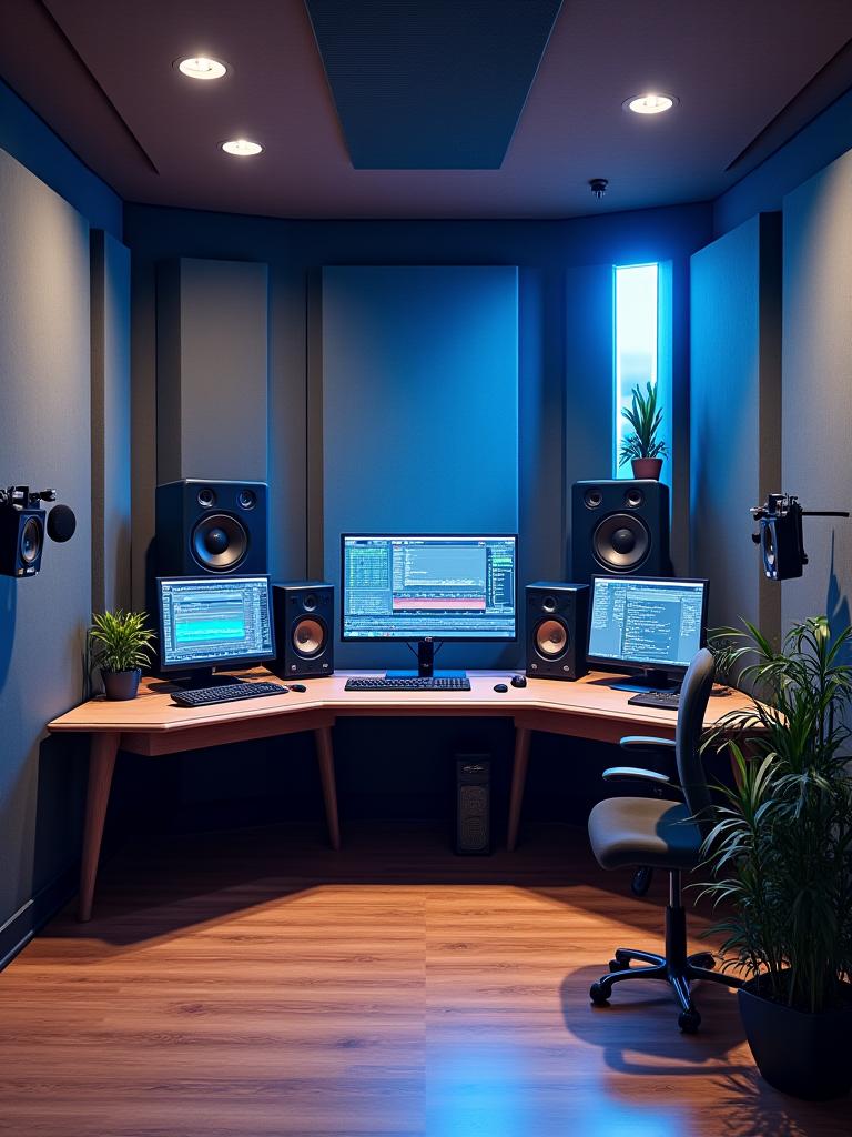 Estudio de grabación Cuarzo Pod en Medellín