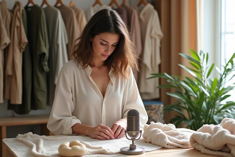 Podcast para marca de moda sostenible